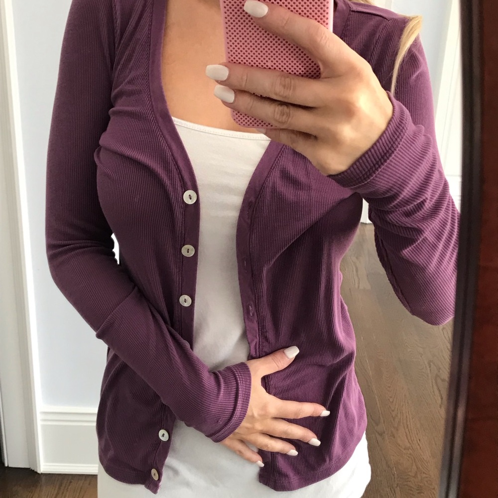 Plum Victoria’s Secret (Moda) cardigan extra small